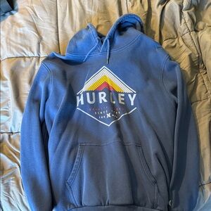 Hurley Men's Blue Graphic Hoodie